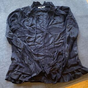 Elegant Navy Blue Women's Top